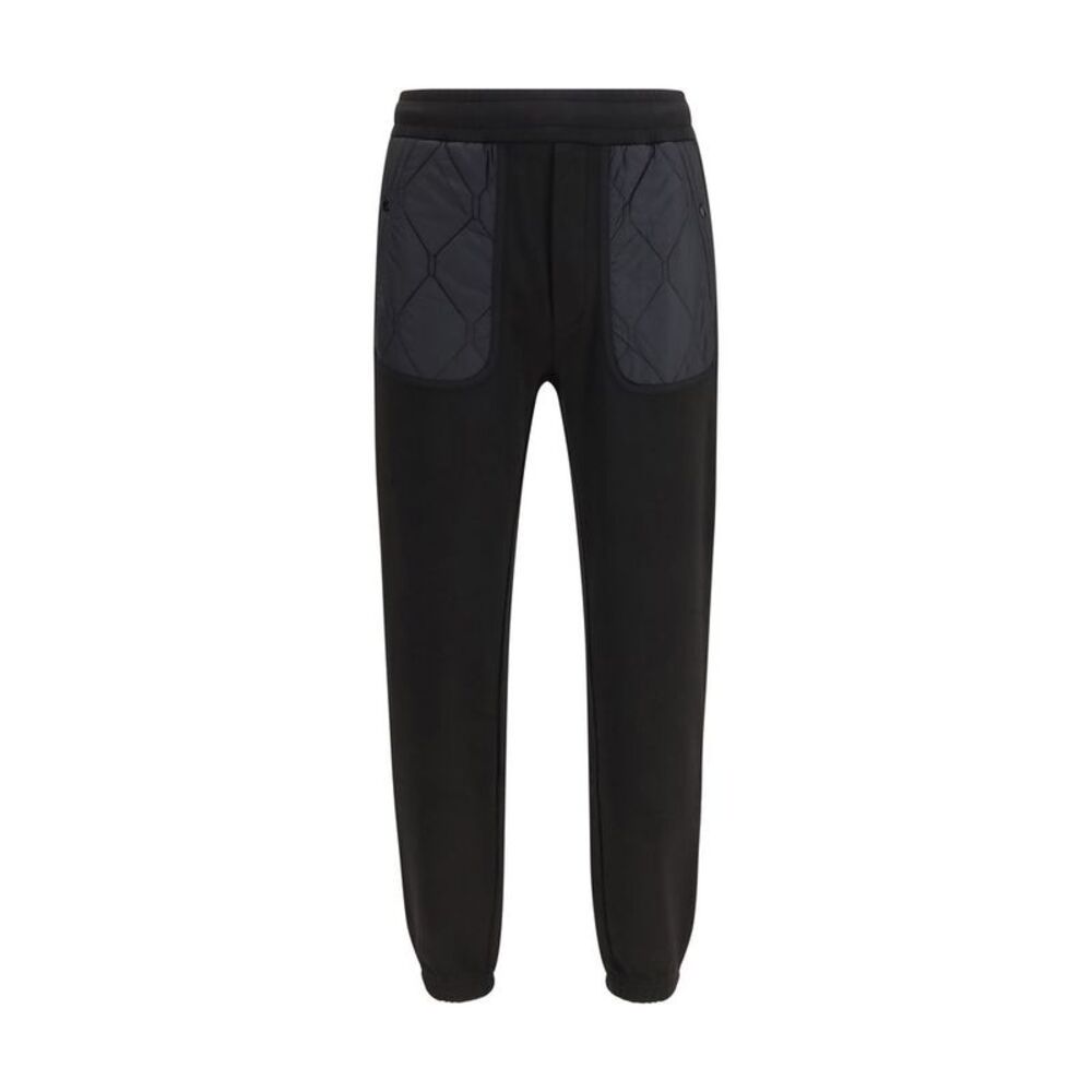 Moncler Black Cotton Athletic Men's Pants